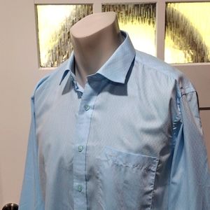Sero light blue cotton shirt. Neck 16